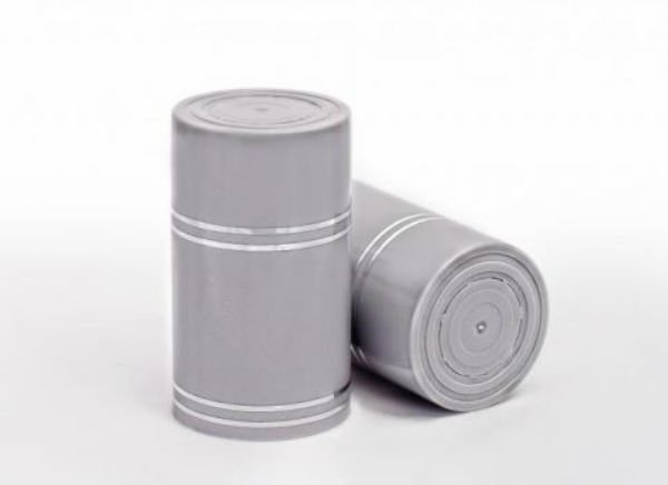 Полимерный колпачок с дозатором серебро (Гуала 58 мм)