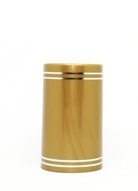 Полимерный колпак с дозатором 47 мм золото (золотые кольца)