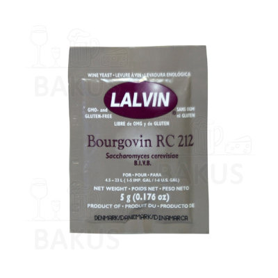 Дрожжи винные "Lalvin Burgundy RC 212" (5 г)